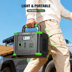 Portable Power Station 330W, 288.6Wh Solar Generator | 60W USB-C PD Output, 120V
