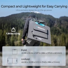 Renogy 100W Foldable Solar Panel N Type Kickstands USB
