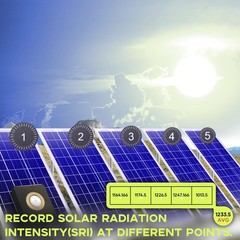 VBR-Solar solar irradiance meter up to 3499 W/m²