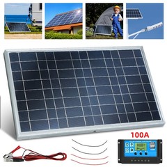 10W Car Battery Trickle Charger Maintainer 12V Solar Panel Power Battery Charger