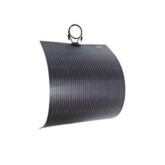 Lensunsolar 150W 12V ETFE Black Flexible Solar Panel, 43.3x28in, PERC 9BB 23….