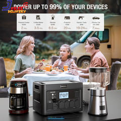 Portable Power Station 2400W 1843Wh Lifepo4 Solar Generator UPS Home Battery Bac
