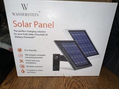 Wasserstein Eufy Video Doorbell 2k Black Solar Panel