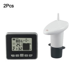 Efficient water tank level gauge with accurate indoor temperature monitoring