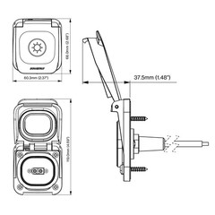 Scanstrut SC-V-S3 Ventura Series XT60 Solar Connection