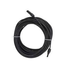 Red + Black Solar Panel Wire Weatherproof Cable 20M 4mm² With M4 Connector