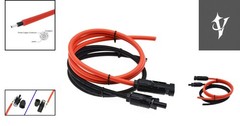 -Certified 10AWG 3FT Solar Extension Cable – Rated for Harsh Conditions