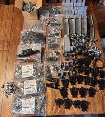 Various solar panel installation components