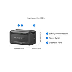 BLUETTI Apex 300 Portable Power Station 18124.8Wh + QTY 3 OF B500K Batteries