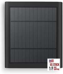 1 Pack 4W Solar Charger for Ring Spotlight & Stick Up Outdoor Cam, Black 1Pack