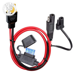 10AWG SAE to XT60 Connector Extension Cable,With 15A Protection Fuse for Safety,