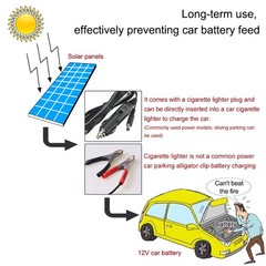4.5W Portable Solar Panel Car Boat Backup G0I0