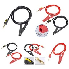 Banana to Crocodile Clip Testing Cable for Multimeter and Power Supply