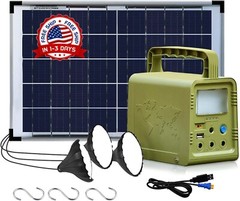 Estacion De Energia Portatil – Generador De Bateria Con Generador Solar (Sola…