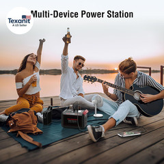 Portable Power Station 300W 237Wh Camping Solar Generator Backup Lithium Batter