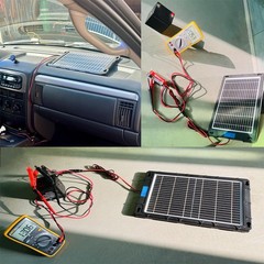 Solar Panel 12V 20W Trickle Charger Battery Charger Kit Maintainer Boat Car RV