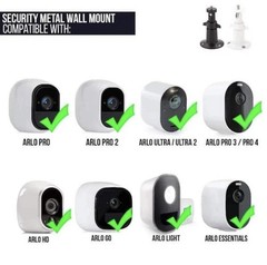 Wasserstein Security Wall Mount Adjustable for Arlo Pro, Pro 2, Pro 3, Pro 4