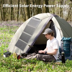 MHPOWOS 40 watt Type C Solar Panel Portable Solar Charger for Anker Power Bank