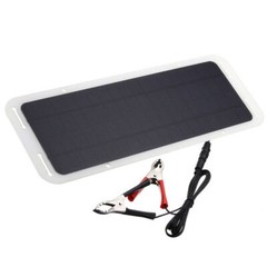 12V 5W Car Battery Solar Panel Portable Solar Power Monocrystal Backup Charger