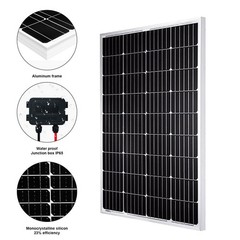 300W Solar Panel Kit 12V Monocrystalline Solar Panels RV Home Camping Off Grid