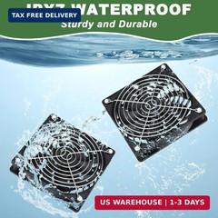 Solar Fan, 30W Solar Powered Fan, Solar Panel Fan Kit, IPX7 Waterproof Fans Exha