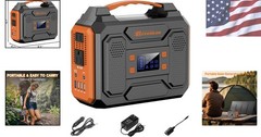 Versatile 300W Portable Power Bank with AC Outlet – Lightweight Outdoor Solution
