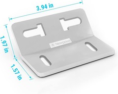 Newpowa Solar Panel Small Pole/Wall Mount Bracket Kit Heavy-Duty Aluminum Bra…