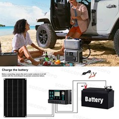 10000W Inverter 800WSolar Panel Solar Power Generator 100A Home 110V Grid SystM5