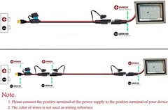 SAE to XT60 Adapter Cable FOR Solar Battery 10AWG Fuse Connector