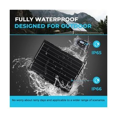 Renogy 100W Portable Solar Panel, 25% High Efficiency Solar Panel Kit with 20…