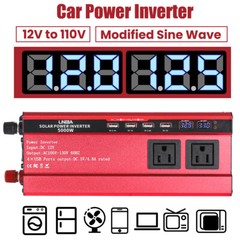 5000W 110V Power Inverter Solar Generator With 400W Solar Panel Home Complete