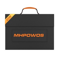 MHPOWOS 45W 60W Solar Panels Foldable Solar Panel Charger with QC3.0 USB-A USB-C