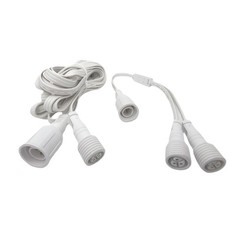 Waterproof Extension Cord 4.9M Outdoor Light Extension Cord with 3 Pin Plug