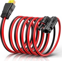 12AWG XT60 Solar Extension Cable 20FT Tinned Copper Adapter For Portable Power