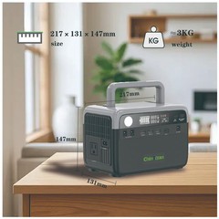300W 230.4Wh Outdoor Portable Solar Power Station and Energy Storage Generator