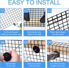Solar Panel Guard, 6In X 100Ft PVC Coated Critter Guard Roll Kit for Solar Panel