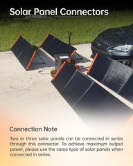 Solar Panel Connectors Jackery Explorer Portable Power Station 3000 Pro / 2000