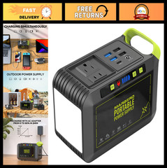 Portable Power Station 88Wh Lithium Battery Solar Generator Fast Charging AC Out