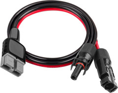 Solar Panel Charge Cable 50A with Anderson-Style High-Amperage