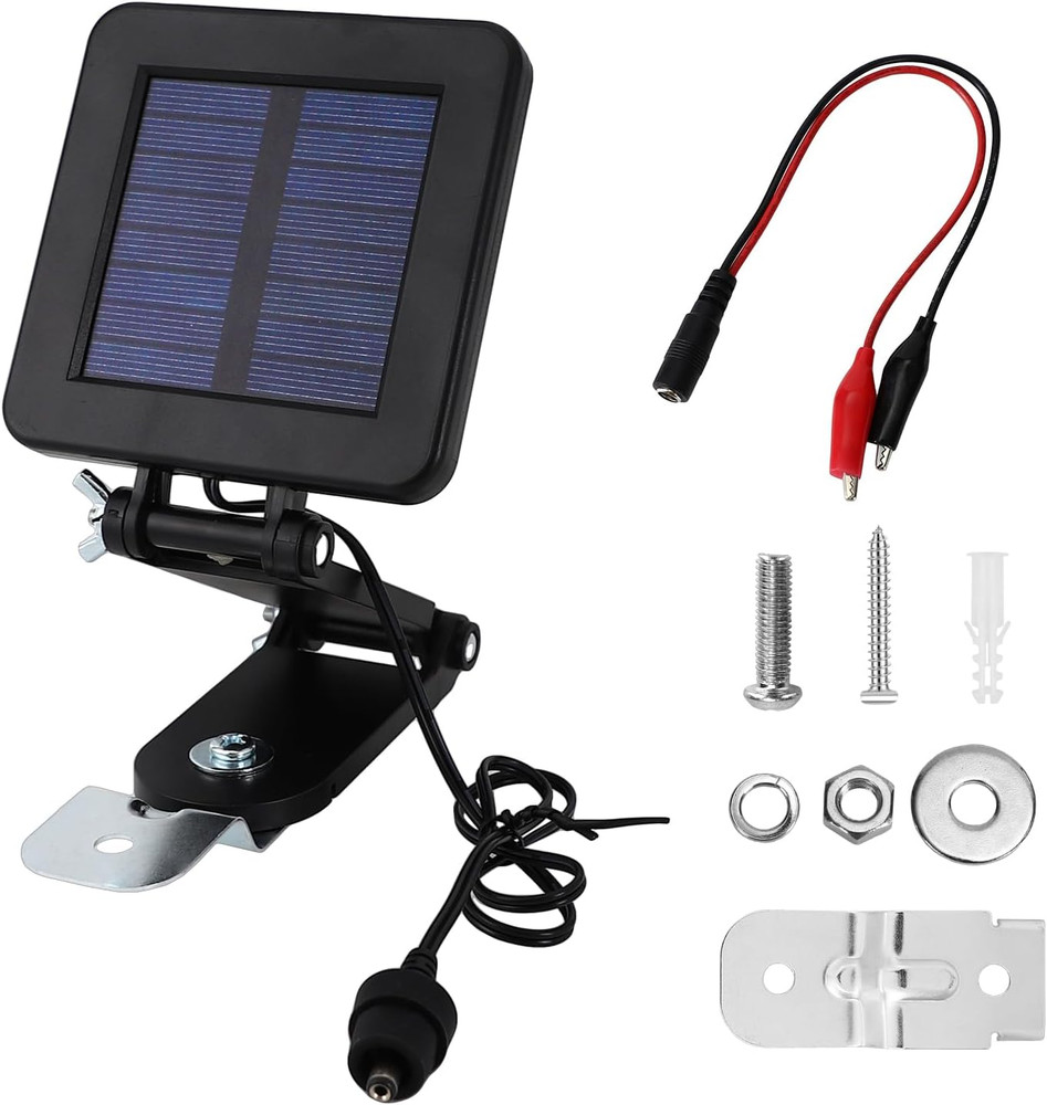 6V Solar Panel For Deer Feeder 6 Volt Solar Panel Charger With Adjustable Mounti