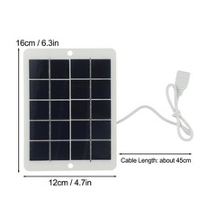 Solar Panel Charger Effective Output Suitable for Various Outdoor Uses