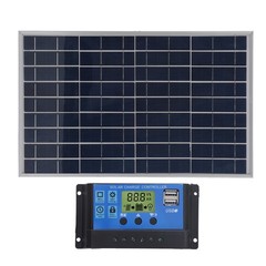 1PC 10W Polycrystalline Solar Panel Effective Charge Controller For Camping