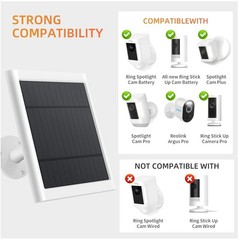 Ring Camera Solar Charger 3 Pack – Fast Charge