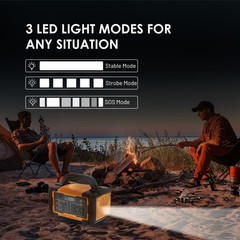 Portable Power Station 600W Solar Generator Backup Battery for Camping Home
