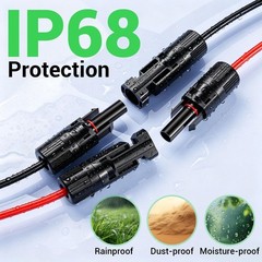 Weatherproof 30FT 10AWG Solar Cable Set for Efficient Photovoltaic Connections