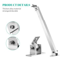 Set Adjustable Solar Panel Tilt Mount Brackets Aluminum Alloy Mounting Bracket