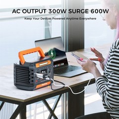 Flashfish 300W 230WH Portable Solar Generator Optional With 60W 18V Solar Panel