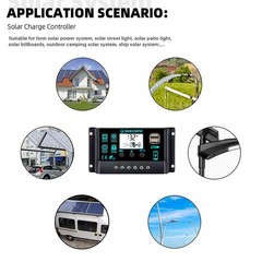 SOECOPO 30000W Peak Solar System Kit Flexible Panel for Camp Charger Off GridlN