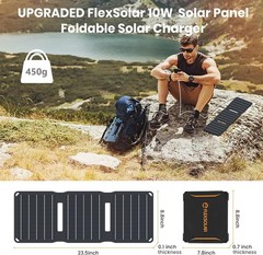 FlexSolar 15W USB Foldable Solar Panel 5V/3A Max E15