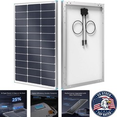Versatile 100W N-Type Solar Panel for Solar-Powered Living – Weather Resistant